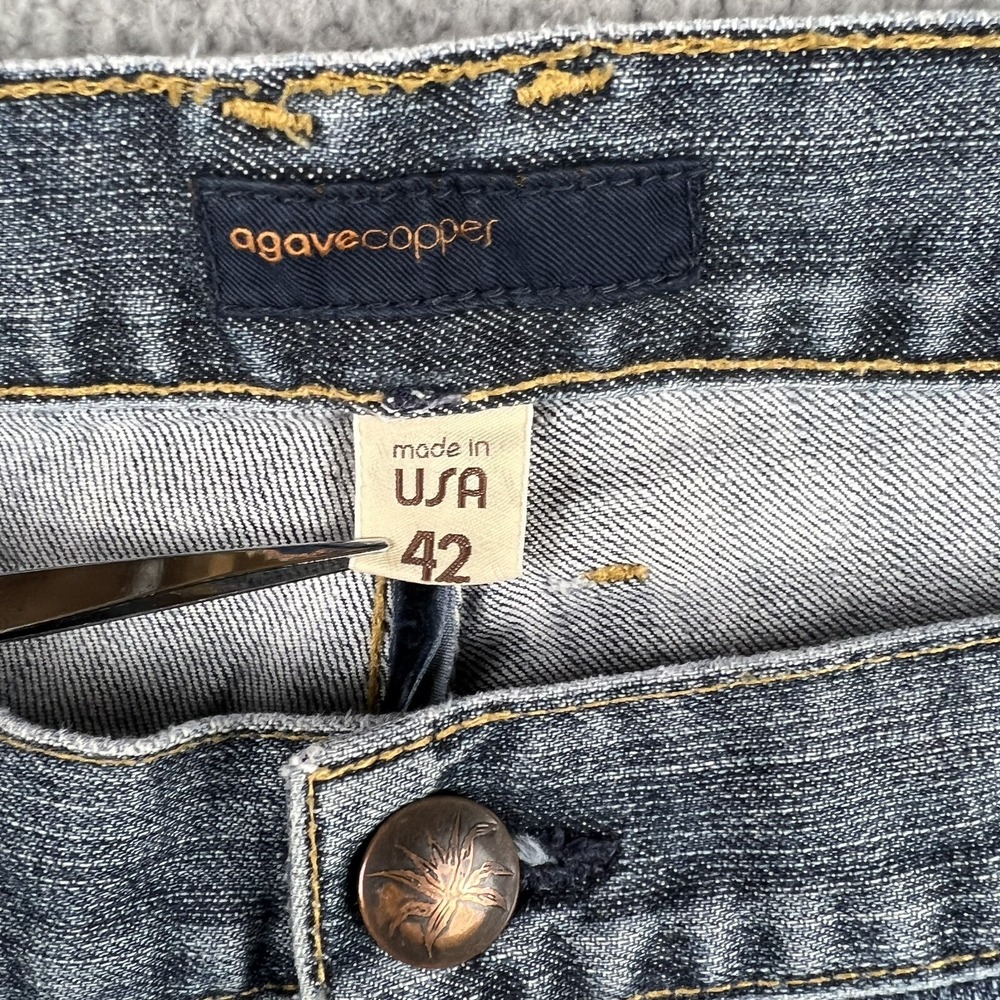 Agave Copper Watermen Jeans Mens 42x34 Relaxed Fit‎ Straight Leg Medium Wash - Picture 13 of 16